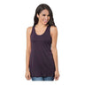 Bayside Women's Triblend Racerback Tank Top - Bayside 9600 Tri Plum XS Tank Top