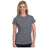 Bayside Women's USA - Made Fine Jersey T-Shirt - Bayside 5850 Charcoal S Short Sleeve T-Shirts