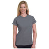 Bayside Women's USA - Made Fine Jersey T-Shirt - Bayside 5850 Charcoal S Short Sleeve T-Shirts
