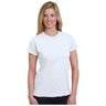 Bayside Women's USA - Made Fine Jersey T-Shirt - Bayside 5850 White S Short Sleeve T-Shirts