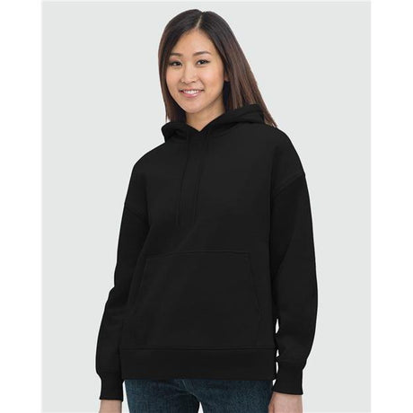 Bayside Women's USA - Made Hooded Sweatshirt - Bayside 7760 Black S Sweatshirts