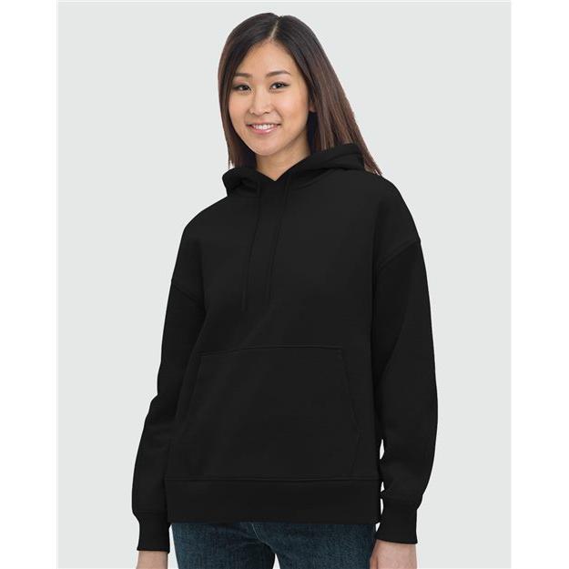 Bayside Women's USA - Made Hooded Sweatshirt - Bayside 7760 Black S Sweatshirts