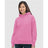 Bayside Women's USA - Made Hooded Sweatshirt - Bayside 7760 Bubble Gum S Sweatshirts