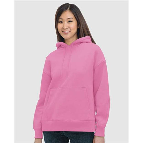 Bayside Women's USA - Made Hooded Sweatshirt - Bayside 7760 Bubble Gum S Sweatshirts