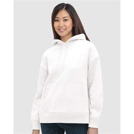 Bayside Women's USA - Made Hooded Sweatshirt - Bayside 7760 White S Sweatshirts