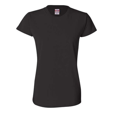 Bayside Women's USA - Made T-Shirt - Bayside 3325 Black XS Short Sleeve T-Shirts