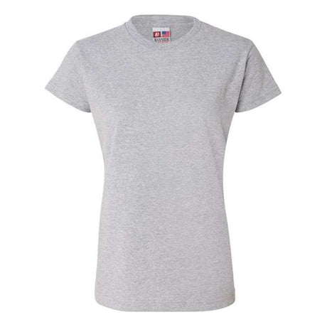 Bayside Women's USA - Made T-Shirt - Bayside 3325 Dark Ash XS Short Sleeve T-Shirts