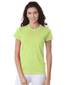 Bayside Women's USA - Made T-Shirt - Bayside 3325 Lime Green XS Short Sleeve T-Shirts