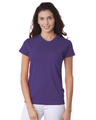 Bayside Women's USA - Made T-Shirt - Bayside 3325 Purple XS Short Sleeve T-Shirts
