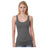 Bayside Women's USA - Made Tank Top - Bayside 3410 Charcoal XS Tank Top