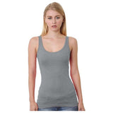 Bayside Women's USA - Made Tank Top - Bayside 3410 Dark Ash XS Tank Top