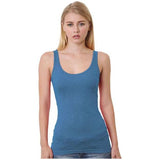 Bayside Women's USA - Made Tank Top - Bayside 3410 Heather Royal XS Tank Top
