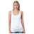 Bayside Women's USA - Made Tank Top - Bayside 3410 White XS Tank Top