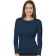 Bayside Women's USA - Made Thermal Long Sleeve T-Shirt - Bayside 3420 Black S Long Sleeve T-Shirts