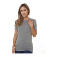 Bayside Women's USA - Made Triblend T-Shirt - Bayside 5810 Tri Athletic Grey S Short Sleeve T-Shirts