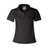 Bayside Women's USA - Made V - Neck Polo - Bayside 1050 Black XS