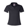 Bayside Women's USA - Made V - Neck Polo - Bayside 1050 Navy XS
