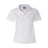 Bayside Women's USA - Made V - Neck Polo - Bayside 1050 White XS