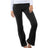 Bayside Women's USA - Made Yoga Pants - Bayside 9050 Black XS