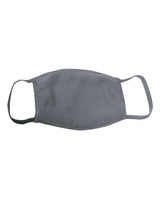 Bayside Youth USA - Made 100% Cotton Face Mask - Bayside 1941 Solid Charcoal OS PK 25