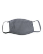 Bayside Youth USA - Made 100% Cotton Face Mask - Bayside 1941 Solid Charcoal OS PK 25