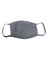 Bayside Youth USA - Made 100% Cotton Face Mask - Bayside 1941 Solid Charcoal OS PK 25