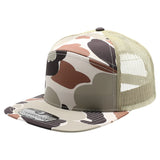 Pit Bull - PB250 - Shiny Camo Camper Trucker Hat | Wholesale Camo Snapback Cap