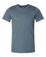 BELLA + CANVAS CVC Jersey Tee - BELLA + CANVAS 3001CVC Heather Ice Blue XS Short Sleeve T-Shirts