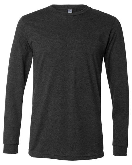 BELLA + CANVAS Heather CVC Long Sleeve Tee - BELLA + CANVAS 3501CVC Dark Grey Heather XS Long Sleeve T-Shirts