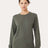 BELLA + CANVAS Heather CVC Long Sleeve Tee - BELLA + CANVAS 3501CVC Heather Military Green XS Long Sleeve T-Shirts