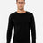 BELLA + CANVAS Heather CVC Long Sleeve Tee - BELLA + CANVAS 3501CVC Solid Black Blend XS Long Sleeve T-Shirts