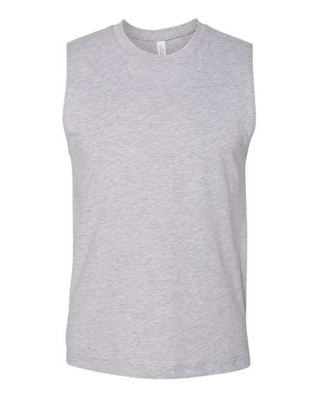 BELLA + CANVAS Jersey Muscle Tank - BELLA + CANVAS 3483 Athletic Heather XS