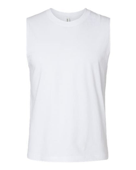 BELLA + CANVAS Jersey Muscle Tank - BELLA + CANVAS 3483 White XS