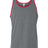 BELLA + CANVAS Jersey Tank - BELLA + CANVAS 3480 Deep Heather/ Red XS