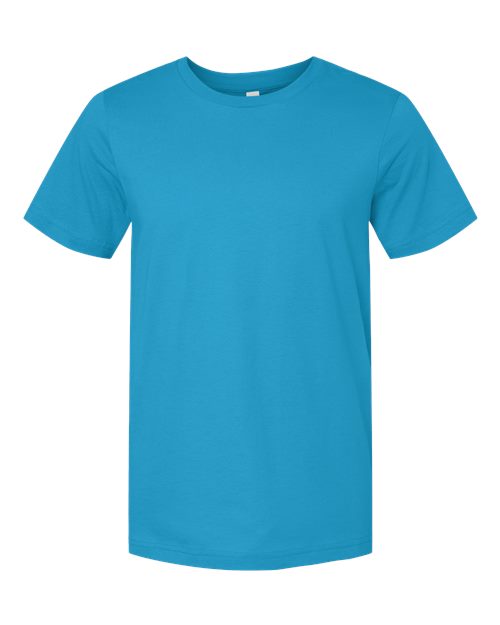 BELLA + CANVAS Jersey Tee - BELLA + CANVAS 3001 Aqua XS Short Sleeve T-Shirts