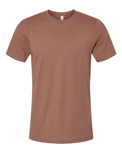 BELLA + CANVAS Jersey Tee - BELLA + CANVAS 3001 Chestnut XS Short Sleeve T-Shirts