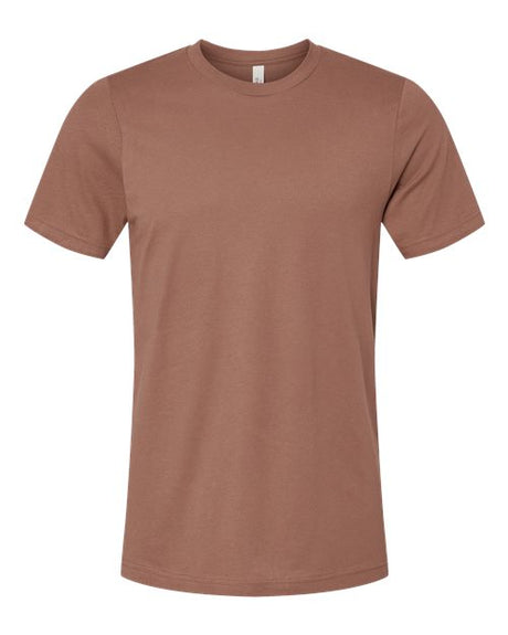 BELLA + CANVAS Jersey Tee - BELLA + CANVAS 3001 Chestnut XS Short Sleeve T-Shirts