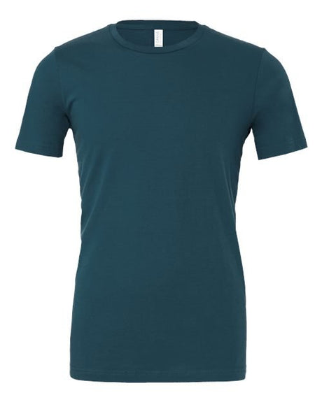 BELLA + CANVAS Jersey Tee - BELLA + CANVAS 3001 Deep Teal XS Short Sleeve T-Shirts