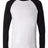 BELLA + CANVAS Men's Long Sleeve Jersey Baseball Tee - BELLA + CANVAS 3000 White/ Black S Jerseys