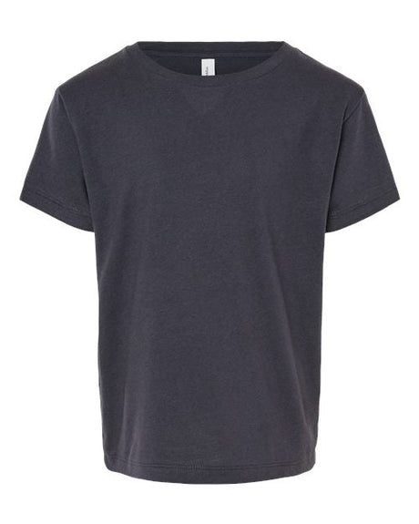 BELLA + CANVAS Toddler Jersey Tee - BELLA + CANVAS 3001T Dark Grey 2T Short Sleeve T-Shirts