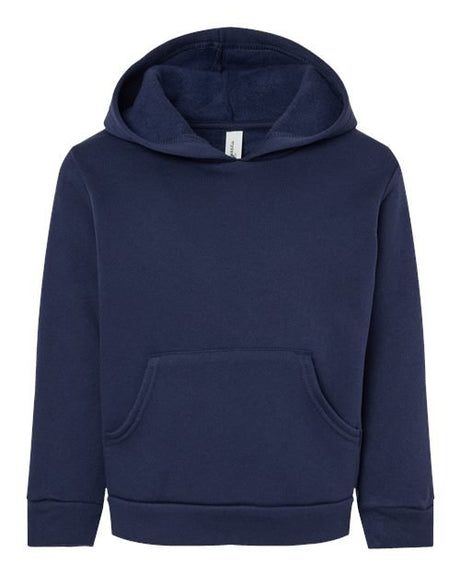 BELLA + CANVAS Toddler Sponge Fleece Pullover Hoodie Sweatshirt - BELLA + CANVAS 3719T Navy 2T Sweatshirts
