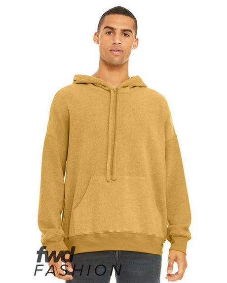 BELLA + CANVAS Unisex FWD Fashion Sueded Fleece Hoodie Sweatshirt - BELLA + CANVAS 3329 Heather Mustard XL Sweatshirts