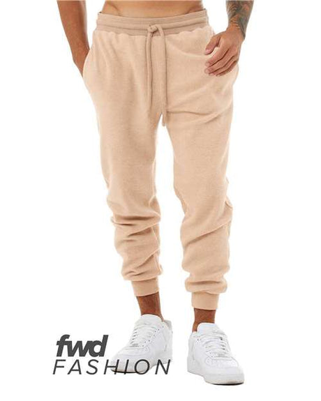 BELLA + CANVAS Unisex FWD Fashion Sueded Fleece Joggers - BELLA + CANVAS 3327 Heather Oat XS