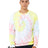BELLA + CANVAS Unisex FWD Fashion Tie - Dyed Crewneck Sweatshirt - BELLA + CANVAS 3945RD Rainbow Pastel S Crewneck Sweatshirts
