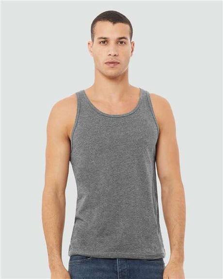 BELLA + CANVAS Unisex Heather CVC Tank - BELLA + CANVAS 3480CVC Deep Heather XS