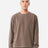 BELLA + CANVAS Unisex Heavyweight Garment - Dyed Long Sleeve Tee - BELLA + CANVAS 4851GD Washed Cocoa XS Long Sleeve T-Shirts