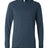 BELLA + CANVAS Unisex Jersey Hooded Long Sleeve Tee - BELLA + CANVAS 3512 Heather Navy XS Long Sleeve T-Shirts