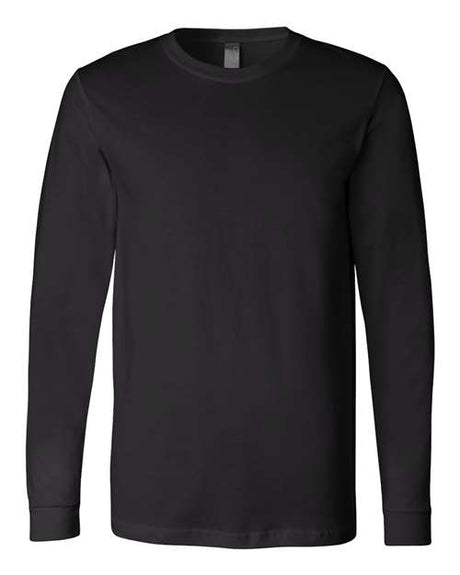 BELLA + CANVAS Unisex Jersey Long Sleeve Tee - BELLA + CANVAS 3501 Black XS Long Sleeve T-Shirts