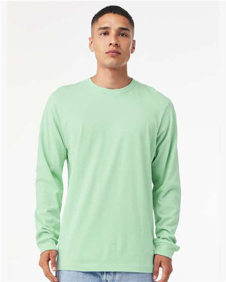 BELLA + CANVAS Unisex Jersey Long Sleeve Tee - BELLA + CANVAS 3501 Mint XS Long Sleeve T-Shirts