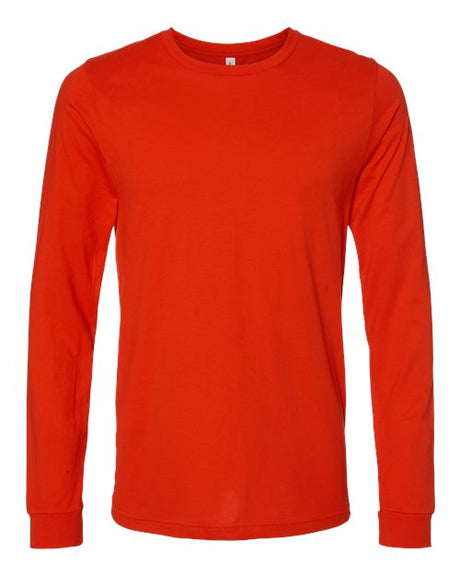 BELLA + CANVAS Unisex Jersey Long Sleeve Tee - BELLA + CANVAS 3501 Poppy XS Long Sleeve T-Shirts